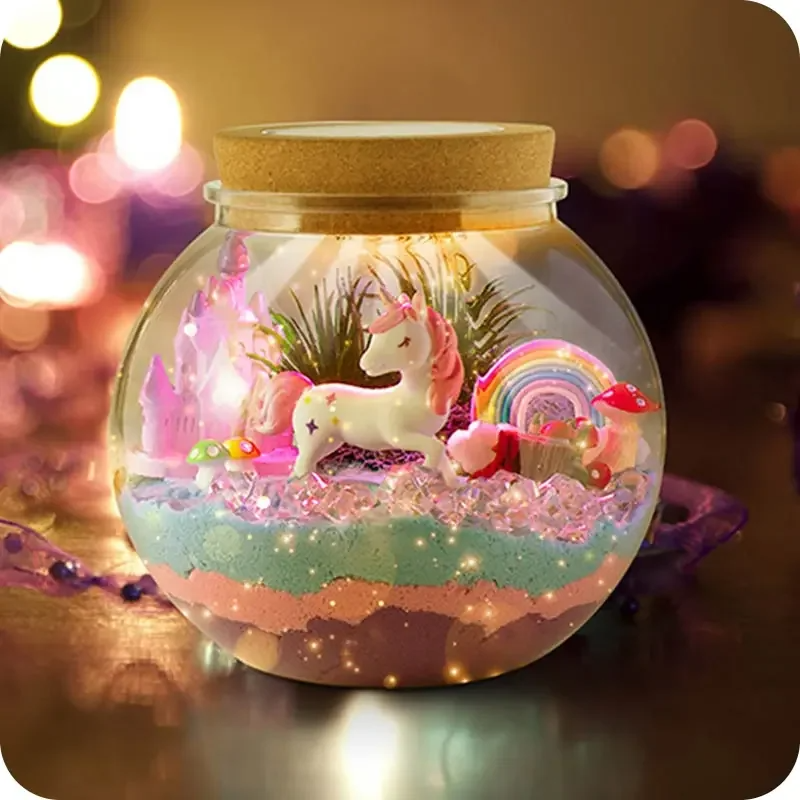 Magiczny Ogród w Słoiku LED "Unicorn"