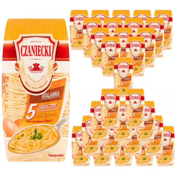 Makaron Krajanka Czaniecki 5-jajeczny 250 g x 40 sztuk