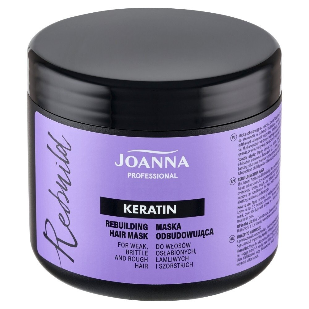 Maska do włosów Joanna Professional Rebuild Keratin odbudowująca 500 g