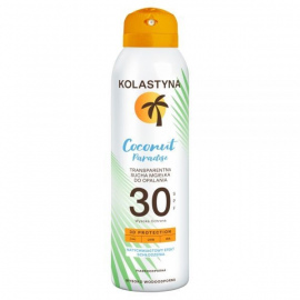 Mgiełka sucha do opalania Kolastyna Coconut Paradise SPF 30 150 ml