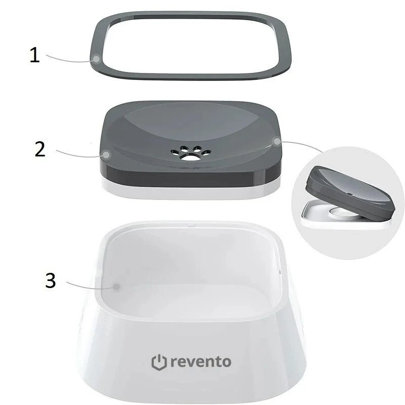 Miska pływająca Revento z wymiarami