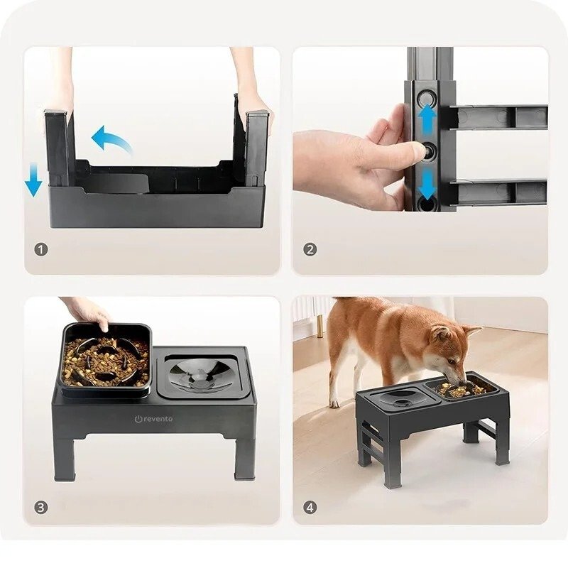 Miska dla psa ze stojakiem Revento