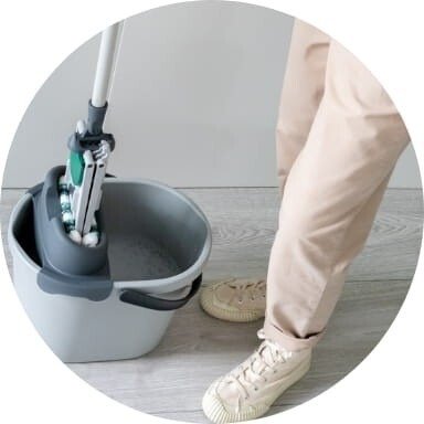 Mop płaski Circular Power z wiadrem York