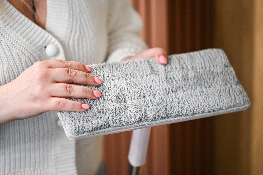 Mop płaski wyciskany z wiadrem Handy York