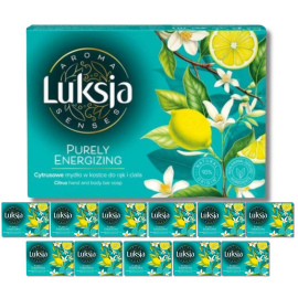 Mydło w kostce Luksja Aroma Senses Cytrusowe 90 g x 12 sztuk