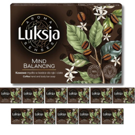 Mydło w kostce Luksja Aroma Senses Kawowe 90 g x 12 sztuk