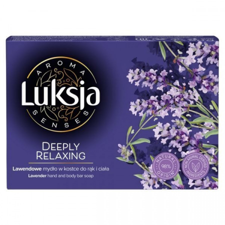 Mydło w kostce Luksja Aroma Senses Lawendowe 90 g x 12 sztuk