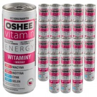 Napój gazowany Oshee Vitamin Energy o smaku pomarańczowym 250 ml x 24 sztuki