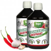 Naturalny preparat czosnek i chilli ekstrakt Target Natural 500 ml x 2 opakowania