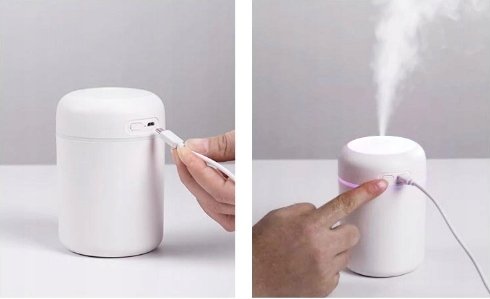 Nawilżacz powietrza biały