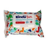 Nawilżany papier toaletowy Kindii fun (60 sztuk)
