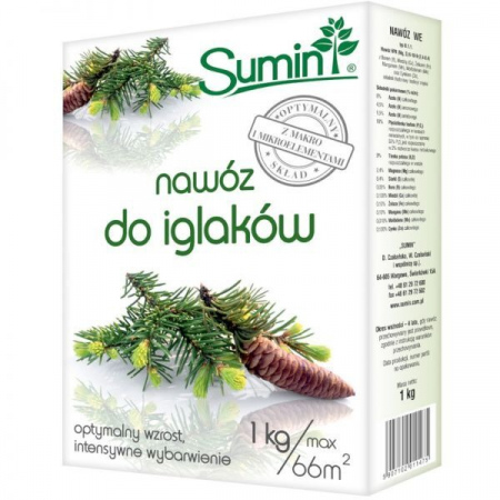 Nawóz do iglaków Sumin 1 kg x 3 sztuki