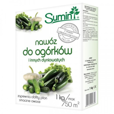 Nawóz do ogórków i innych dyniowatych Sumin 1 kg x 3 opakowania