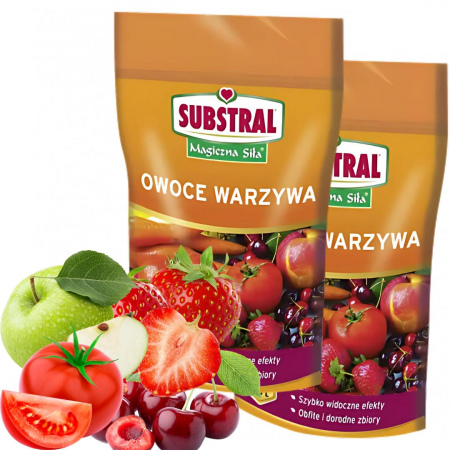 Nawóz do owoców i warzyw Substral Magiczna Siła 300 g x 2 sztuki