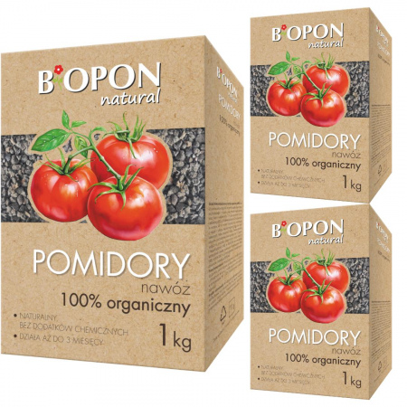 Nawóz do pomidorów Bopon natural 100 % organiczny 1 kg x 3 sztuki