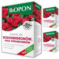 Nawóz do rododendronów, azalii i różaneczaników Biopon 1 kg x 3 sztuki