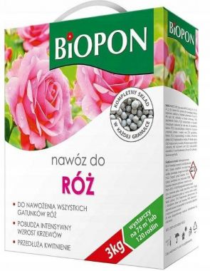 Nawóz do róż Biopon 3 kg