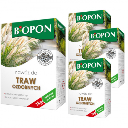 Nawóz do traw ozdobnych Bopon 1 kg x 4 sztuki