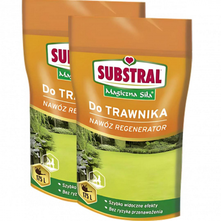 Nawóz  do trawnika regenerator Substral Magiczna Siła 350 g x 2 sztuki