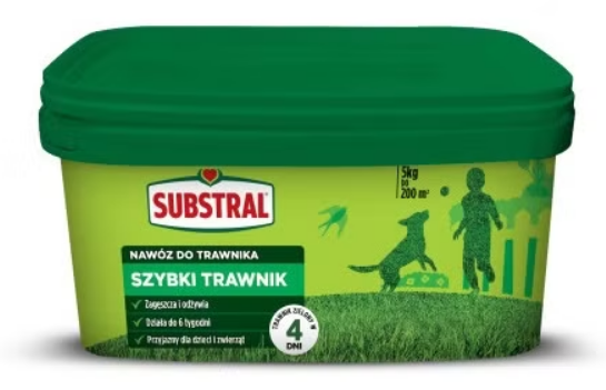 Nawóz do trawnika szybki trawnik Substral 5 kg