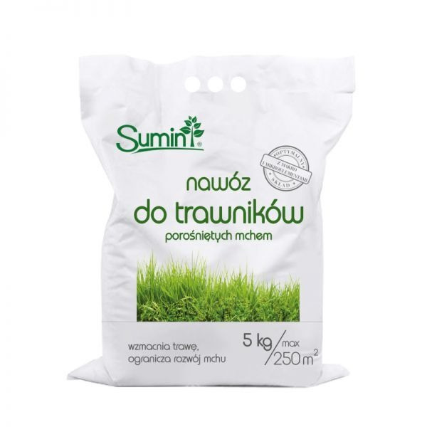 Nawóz do trawników porośniętych mchem Sumin 5 kg