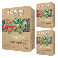 Nawóz do truskawek Bopon natural 100% organiczny 1 kg x 3 opakowania