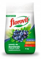 Nawóz granulowany do borówek i innych roślin kwaśnolubnych Florovit 5 kg