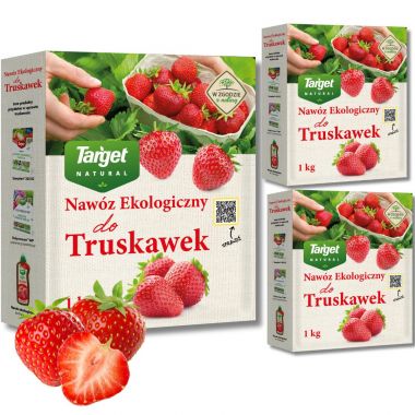 Nawóz granulowany ekologiczny do truskawek Target Natural 1 kg x 3 opakowania