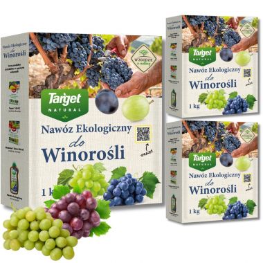 Nawóz granulowany ekologiczny do winorośli Target Natural 1 kg x 3 sztuki