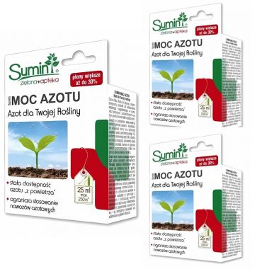 Nawóz mikrobiologiczny Moc Azotu Sumin 25 ml x 3 sztuki