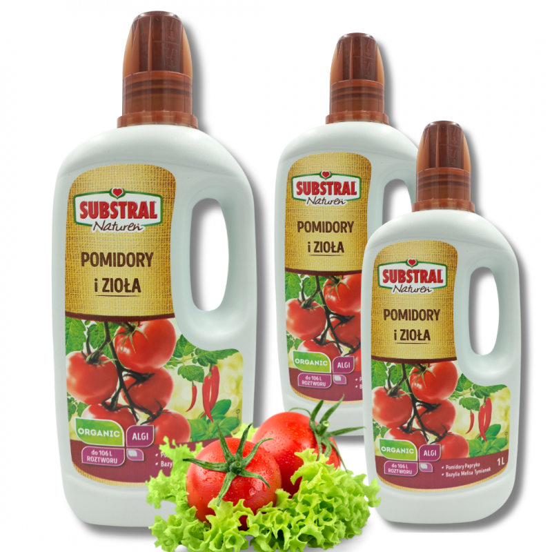 Nawóz w płynie Substral Naturen do pomidorów i ziół 1 l x 3 sztuki
