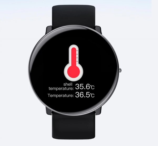 Nowoczesny Smartwatch DM118 czarny