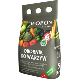 Obornik granulowany do warzyw Biopon natural 5l x 3 sztuki
