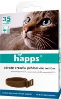 Obroża przeciw pchłom dla kotów Happs 35 cm