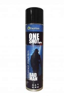 Odświeżacz powietrza Freshtek One Shot bad man 600 ml