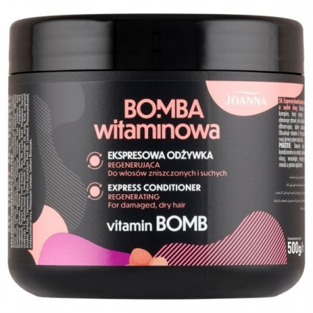 Odżywka do włosów Joanna Bomba Witaminowa Ekspresowa regenerująca 500 g