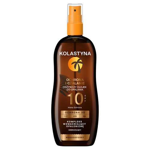 Olejek do opalania nawilżający Kolastyna SPF 10 150 ml