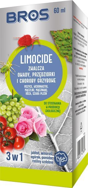 Oprysk na grzyby szkodniki Limocide 3w1 Bros 60 ml