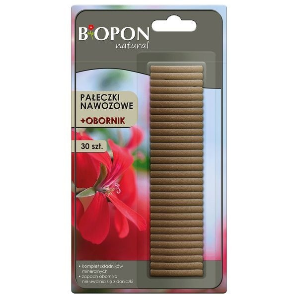 Pałeczki nawozowe + obornik Bopon natural (30 sztuk)