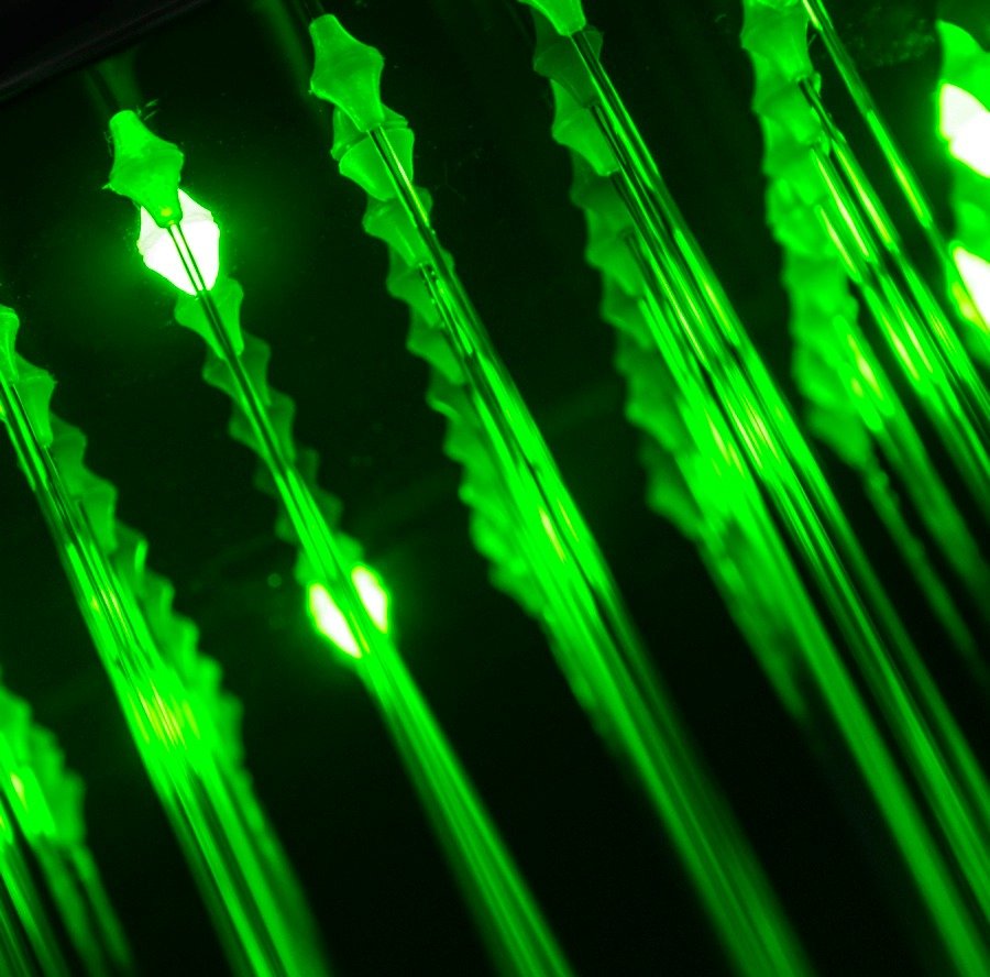 Panel prysznicowy Corsan LED KASKADA Termostat Srebrny Deszczownica LED