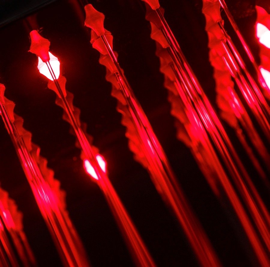 Panel prysznicowy Corsan LED KASKADA Termostat Srebrny Deszczownica LED