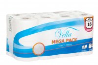 Papier toaletowy 2 warstwowy Vella 100 % biały celuloza (16 sztuk)