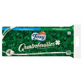 Papier toaletowy Foxy Quatrefeuilles 4 warstwy (10 sztuk)