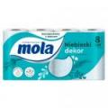 Papier toaletowy Mola Blue Dekor (8 rolek)