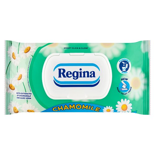 Papier toaletowy nawilżany Regina Chamomile (42 sztuki)