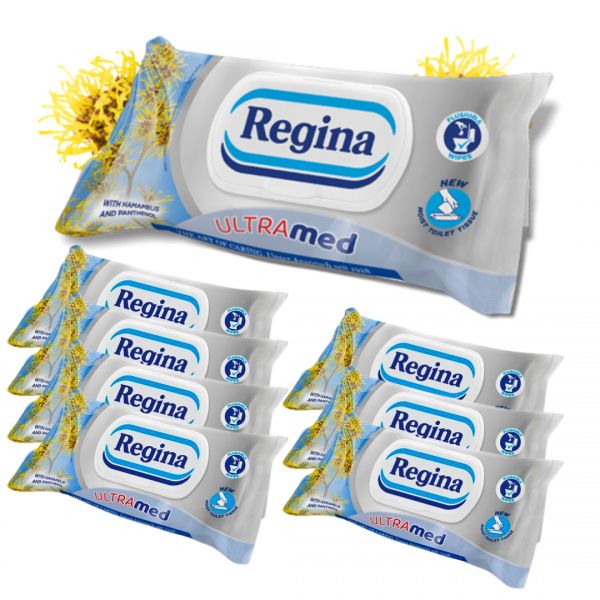 Papier toaletowy nawilżany Regina Ultramed (42 sztuki) x 8 opakowań