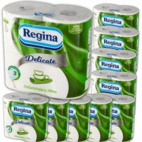 Papier toaletowy Regina Delicate Aloe Vera (4 rolki) x 10 opakowań