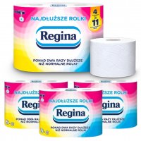 Papier toaletowy Regina Najdłuższe Rolki 2 warstwy (4 rolki) x 4 opakowania