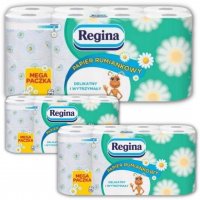 Papier toaletowy Regina rumiankowy (16 rolek) x 3 opakowania