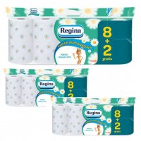 Papier toaletowy Regina Rumiankowy 3-warstwowy (10 rolek) x 3 sztuki